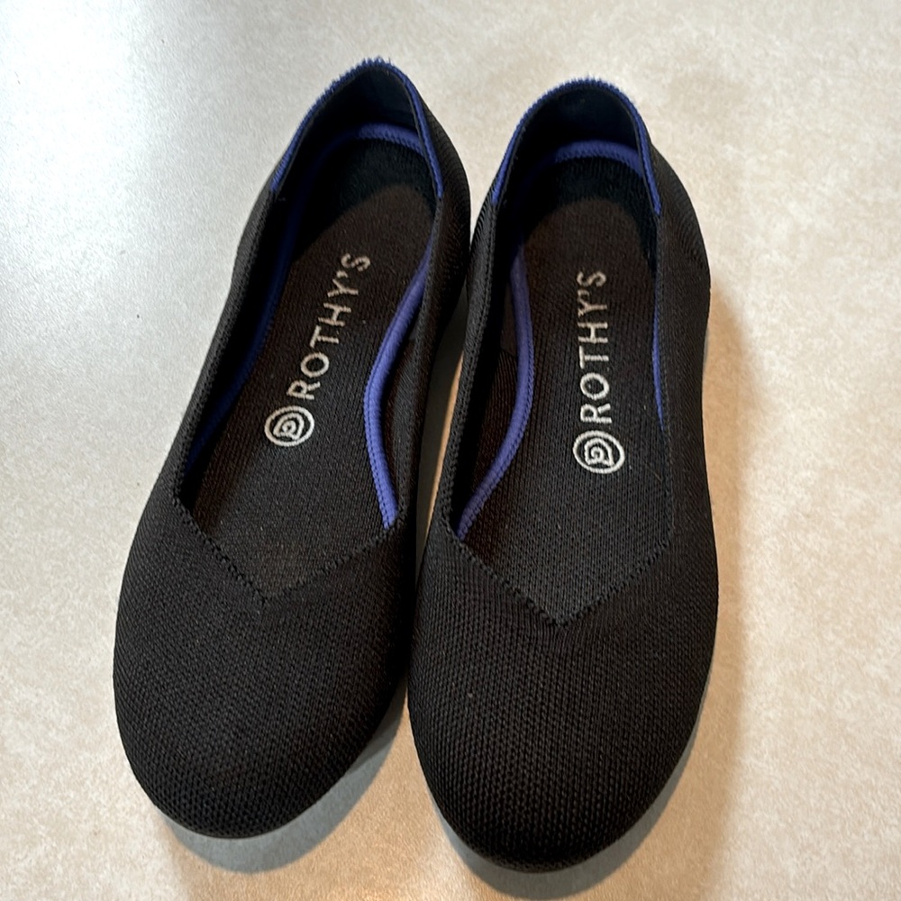 Rothy’s size 7.5 black color